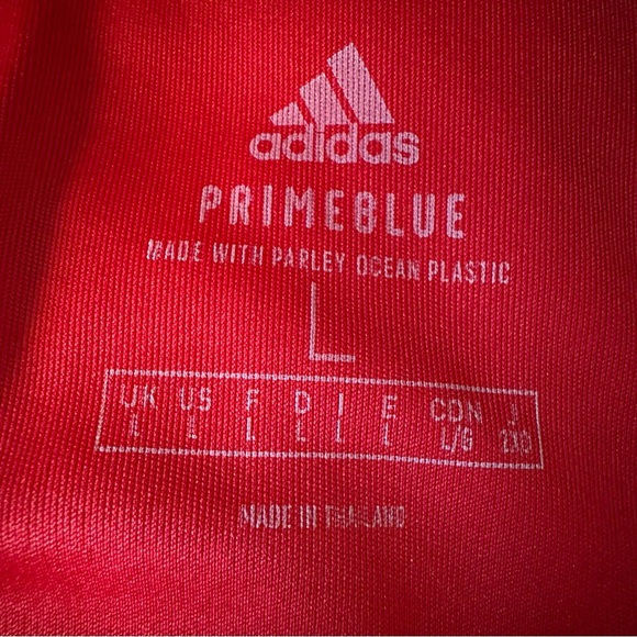Adidas Primeblue University of Louisville Logo Polo Shirt  Size Large - Picture 9 of 12